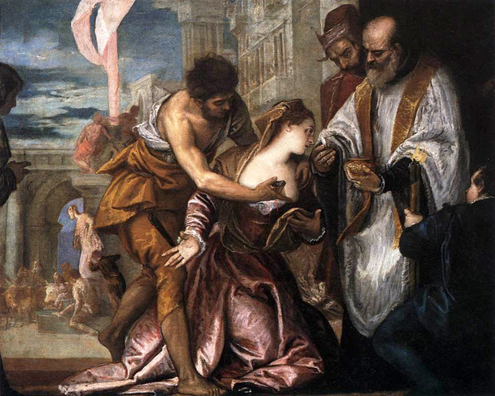 the martyrdom and last communion of saint lucy